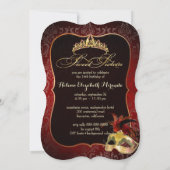 PixDezines ロッシ スイート16 マスカレード/DIYカラー！！ 招待状 (裏面)