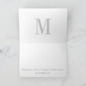 PixDezines ロマンチックハート/ウェディング サンクス サンキューカード (内部)