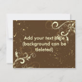 PixDezines ヴァニラ スワール/カフェ オー レイ 招待状 (裏面)