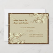 PixDezines ヴァニラ スワール / カフェ オー レ 招待状 (正面)