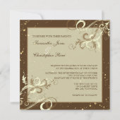 PixDezines ヴァニラ スワール / カフェ オ レ 招待状 (正面)