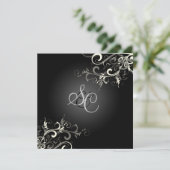 PixDezines ヴァニラ スワール / DIY 背景色 招待状 (スタンド正面)