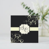 PixDezines ヴァニラ スワール / DIY 背景色 招待状 (スタンド正面)