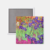 PixDezines ヴァン・ゴッホのアイリス/サン・レミ マグネット (正面/裏面)