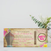 PixDezines ヴィンテージの乗船券/ラブボート 招待状 (スタンド正面)