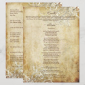 PixDezines ヴィンテージクリームの渦巻き (正面/裏面)