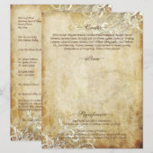 PixDezines ヴィンテージクリームの渦巻き プログラム (正面/裏面)