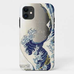 PixDezines ヴィンテージ グレートウェーブ 葛飾北斎の神奈川沖浪 iPhone 11 ケース