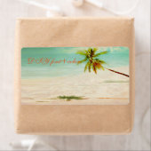 PixDezines ヴィンテージ ハワイアン ビーチ ラベル (インサイチュ)