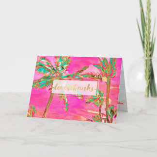 PixDezines ヴィンテージ ハワイ / サンクス サンキューカード