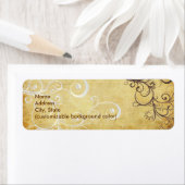 PixDezines ヴィンテージ パーリー スワール ラベル (インサイチュ)