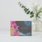 PixDezines ヴィンテージ フラ ウェーブ 名刺 (スタンド正面)