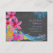 PixDezines ヴィンテージ フラ ウェーブ 名刺 (裏面)