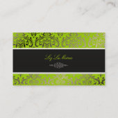 PixDezines ヴィンテージ ロッシ ダマスク/DIY 背景 名刺 (裏面)