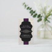 PixDezines ヴェンドーム ダマスク 名刺 (スタンド正面)