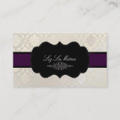 PixDezines ヴェンドーム ダマスク 名刺 (裏面)