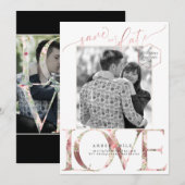 PixDezines 保存日付/ボタニカ ラブ セーブザデート (正面/裏面)