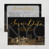 PixDezines/保存日付/偽の金/ニューヨーク ツインタワー 案内ポストカード (正面/裏面)