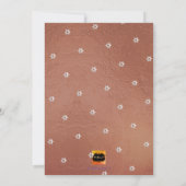 PixDezines 偽銅＋プラチナ バット・ミッツヴァ 招待状 (裏面)