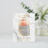 PixDezines 出生発表/ムーンオーバー 案内ポストカード (スタンド正面)