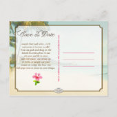 PixDezines/大切な日をお知らせ/ヴィンテージ ワイキキ 案内ポストカード (裏面)