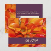 PixDezines 大型 RSVP オレンジ カラーリリー (正面/裏面)