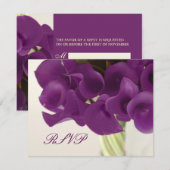 PixDezines 大型 RSVP 紫色コーラルリリー / DIY (正面/裏面)