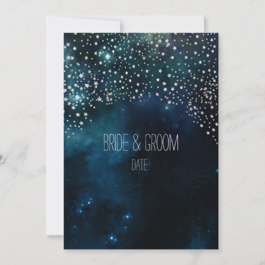 PixDezines 宇宙/NASA/星空 招待状 (正面)