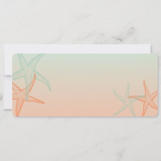 PixDezines 搭乗券+ヒトデ 招待状 (裏面)