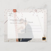 PixDezines 救第日/赤面ピンク紙吹雪 案内ポストカード (裏面)