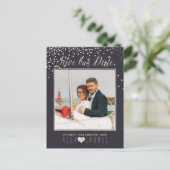 PixDezines 救第日/赤面ピンク紙吹雪 案内ポストカード (スタンド正面)