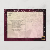 PixDezines 救第日/赤面ピンク紙吹雪 案内ポストカード (裏面)