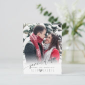 PixDezines 救 Japan日付書道DIYカラー ポストカード (スタンド正面)