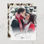 PixDezines 救 Japan日付書道DIYカラー ポストカード (正面/裏面)