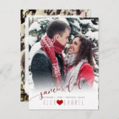 PixDezines 救 Japan日付書道DIYカラー ポストカード (正面/裏面)