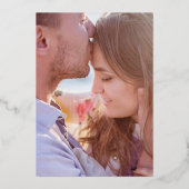 PixDezines 救 Our Date Luxe書道 箔招待状 (裏面)