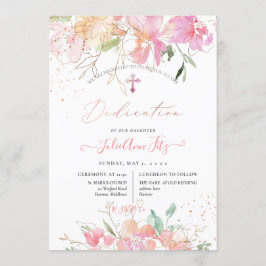 PixDezines 水彩チークの誓いの言葉 Sweet Peas 招待状