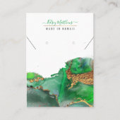 PixDezines 水彩抽象ギャラクシージュエリー 名刺 (正面)