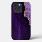 PixDezines 水彩瑪瑙 紫色 Case-Mate iPhoneケース (裏面)