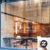 PixDezines 水彩紫色玫瑰和绣球花 ウィンドウサイン (カフェ窓)