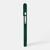 PixDezines 水彩 アゲート ダークグリーン iPhone 16ケース (左側面)