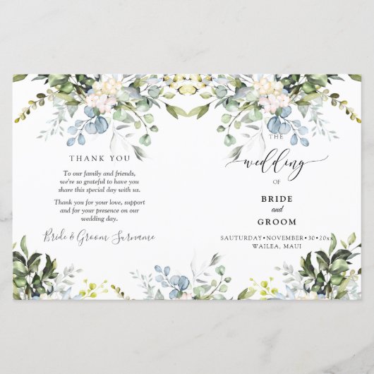 PixDezines 水彩 ダスティーブルー ユーカリ (正面)