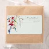 PixDezines 水彩 ユーカリの花 ラベル (インサイチュ)