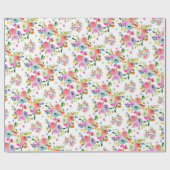 PixDezines 水彩 ラナンキュラス | DIY 背景 ラッピングペーパー (フラット)