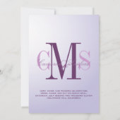 PixDezines 現代的で上品な/すもも 招待状 (裏面)