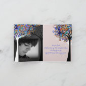 PixDezines 生命の木/ありがとう/黒板 サンキューカード (内部)