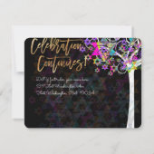 PixDezines 生命の木 バー・ミツヴァ/披露宴 招待状 (裏面)