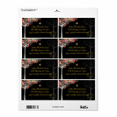 PixDezines 生命の木/ミツバ ラベル (フルシート)