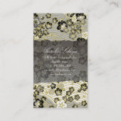 PixDezines 着物/擬似ちりめん/桜 名刺 (裏面)