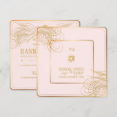 PixDezines 私は私の愛する人/鳩 招待状 (正面/裏面)